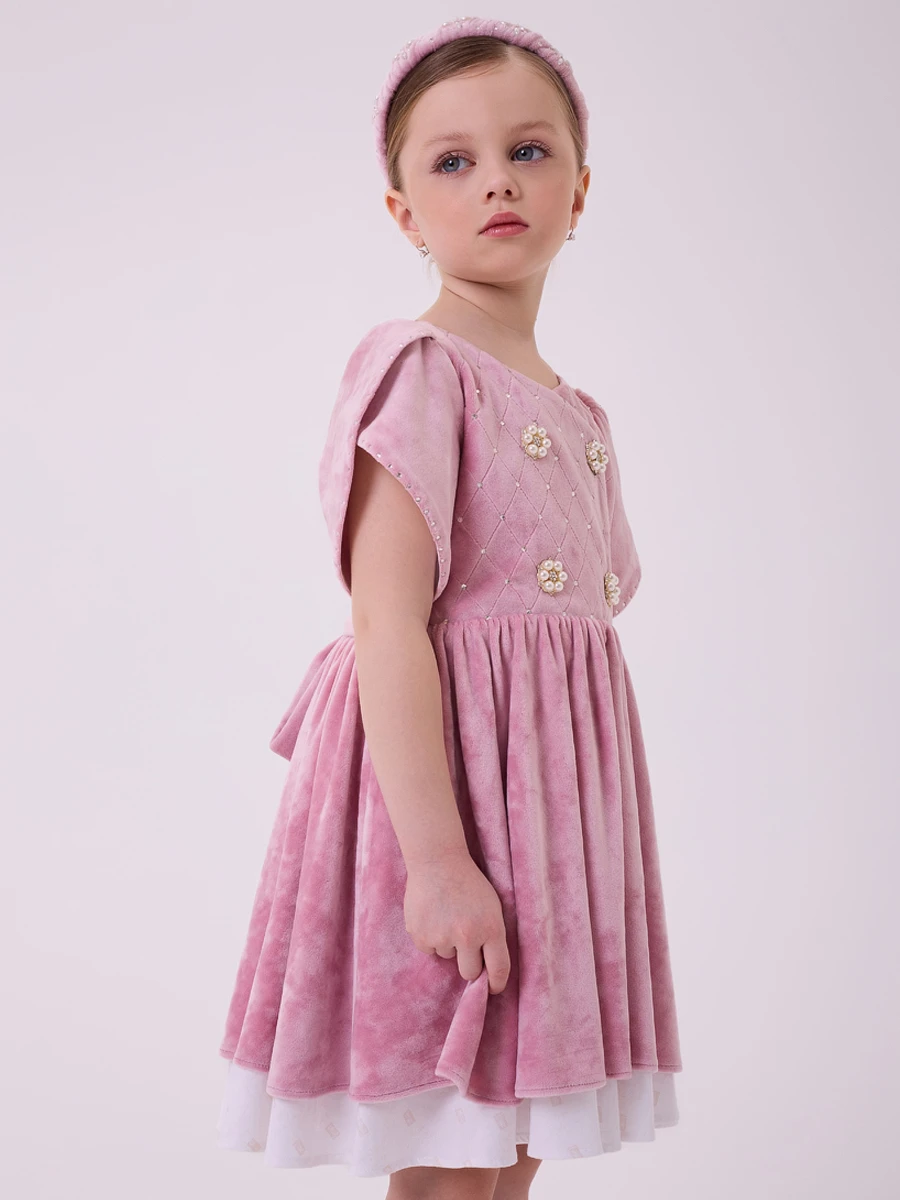 Платье велюровое