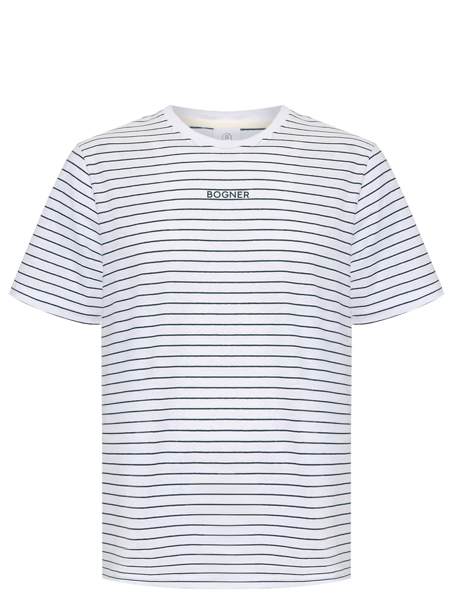 Футболка из хлопка и льна Kosmo