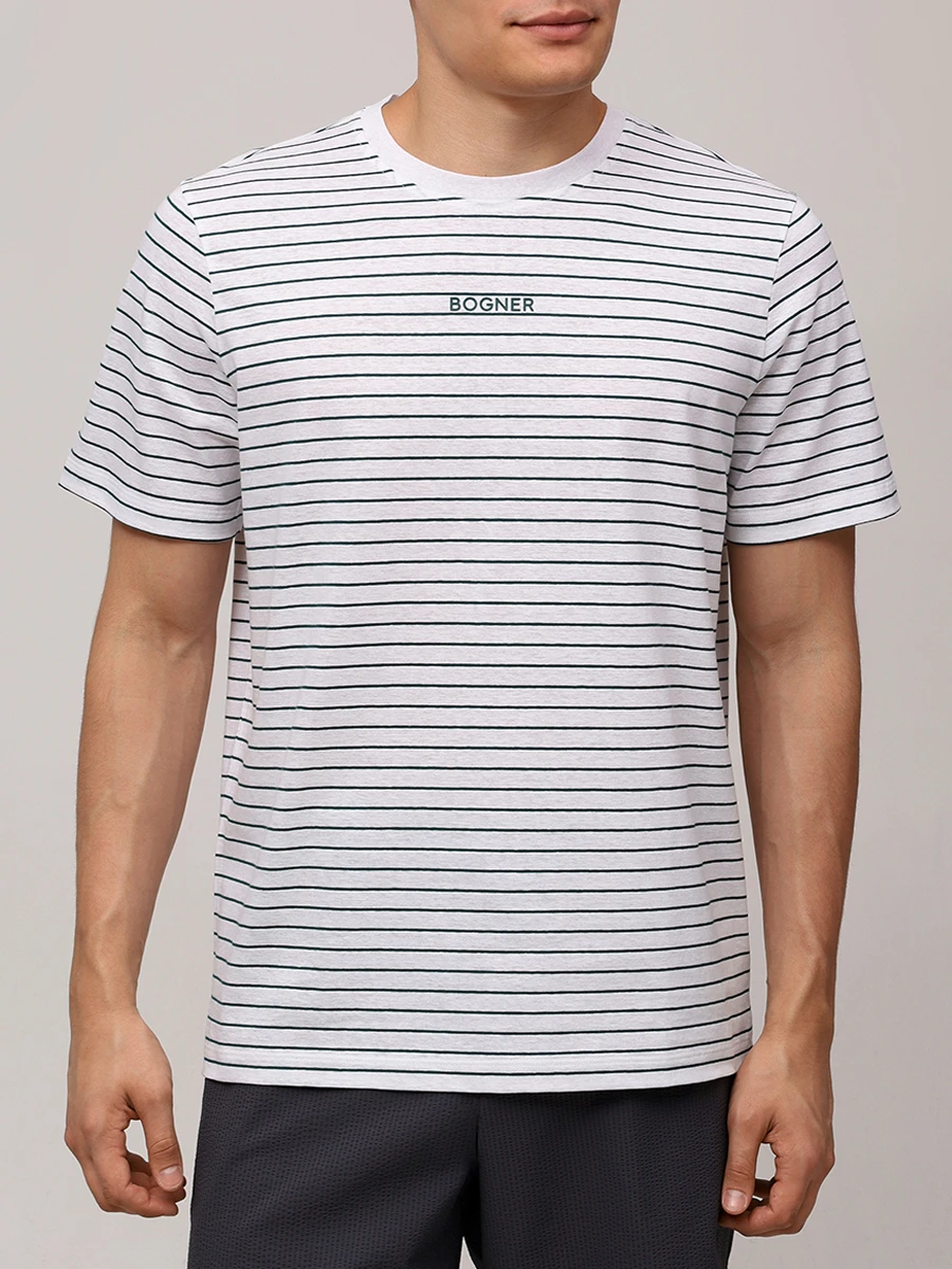 Футболка из хлопка и льна Kosmo