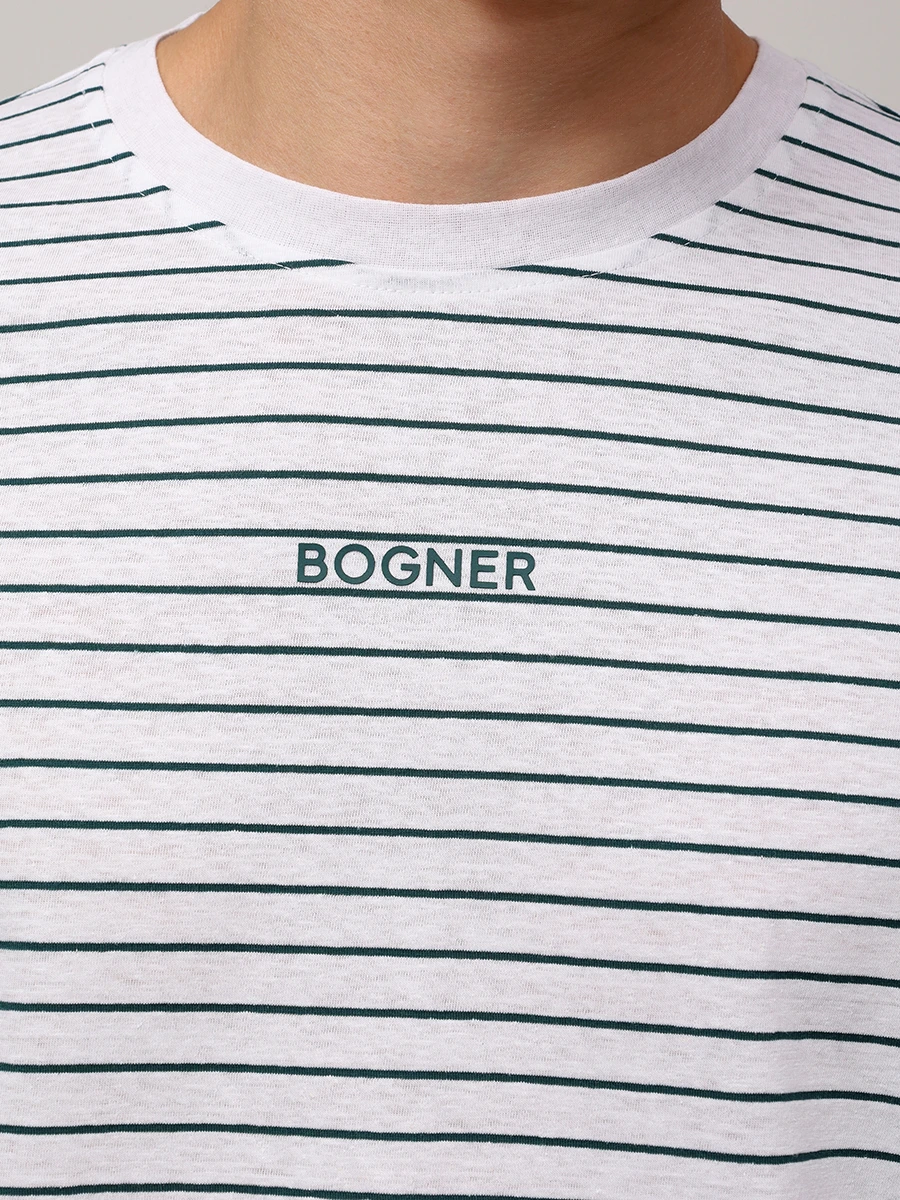 Футболка из хлопка и льна Kosmo