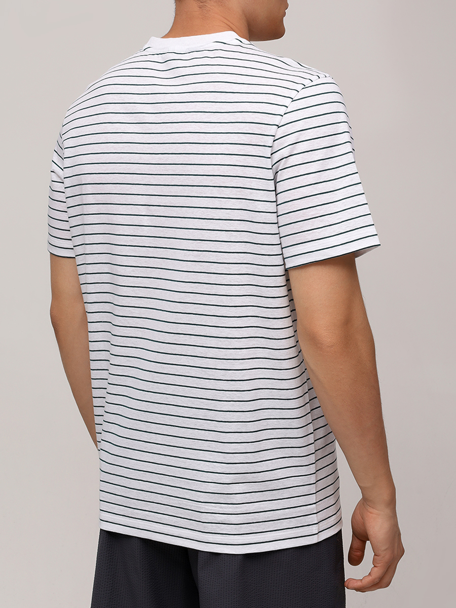 Футболка из хлопка и льна Kosmo