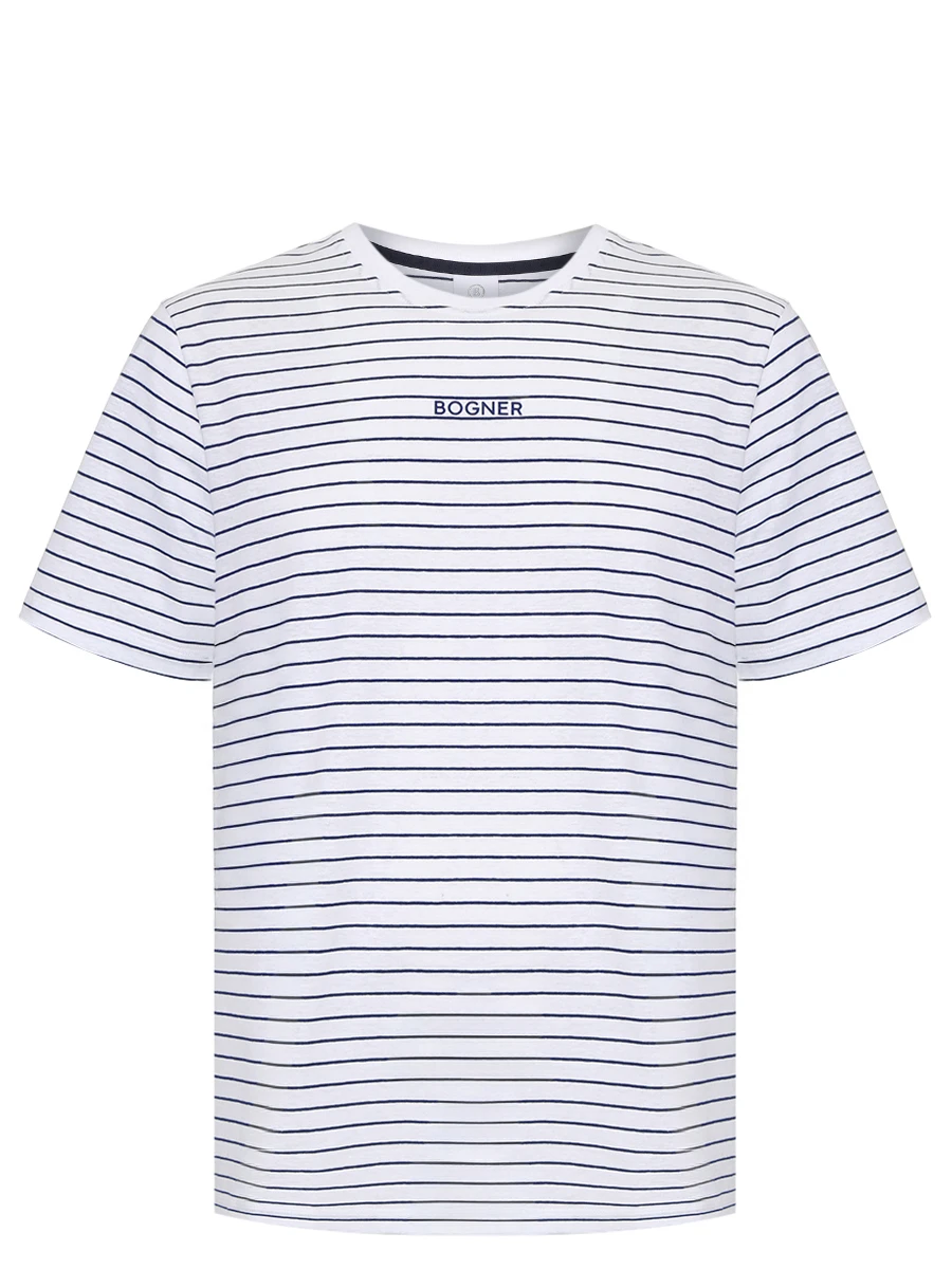 Футболка из хлопка и льна Kosmo