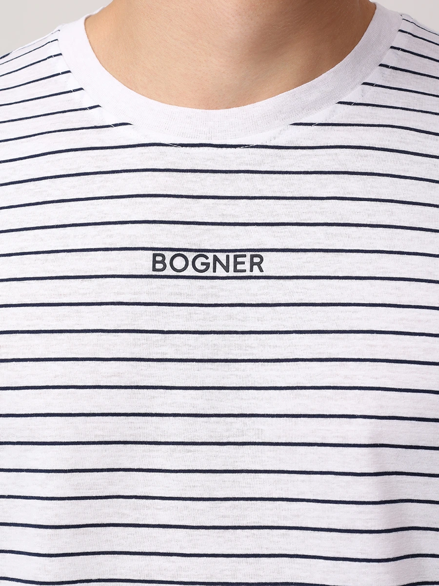 Футболка из хлопка и льна Kosmo