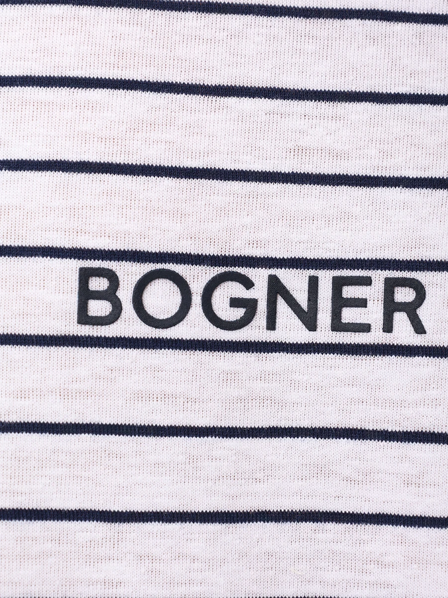 Футболка из хлопка и льна Kosmo