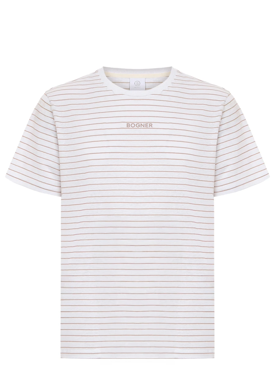 Футболка из хлопка и льна Kosmo