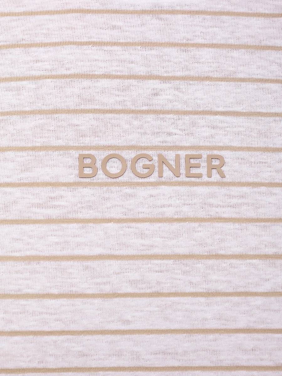 Футболка из хлопка и льна Kosmo