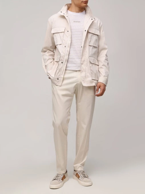 Футболка из хлопка и льна Kosmo BOGNER