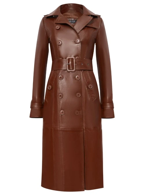 Тренч OPIUM кожаный THEONE BY SVETLANA ERMAK