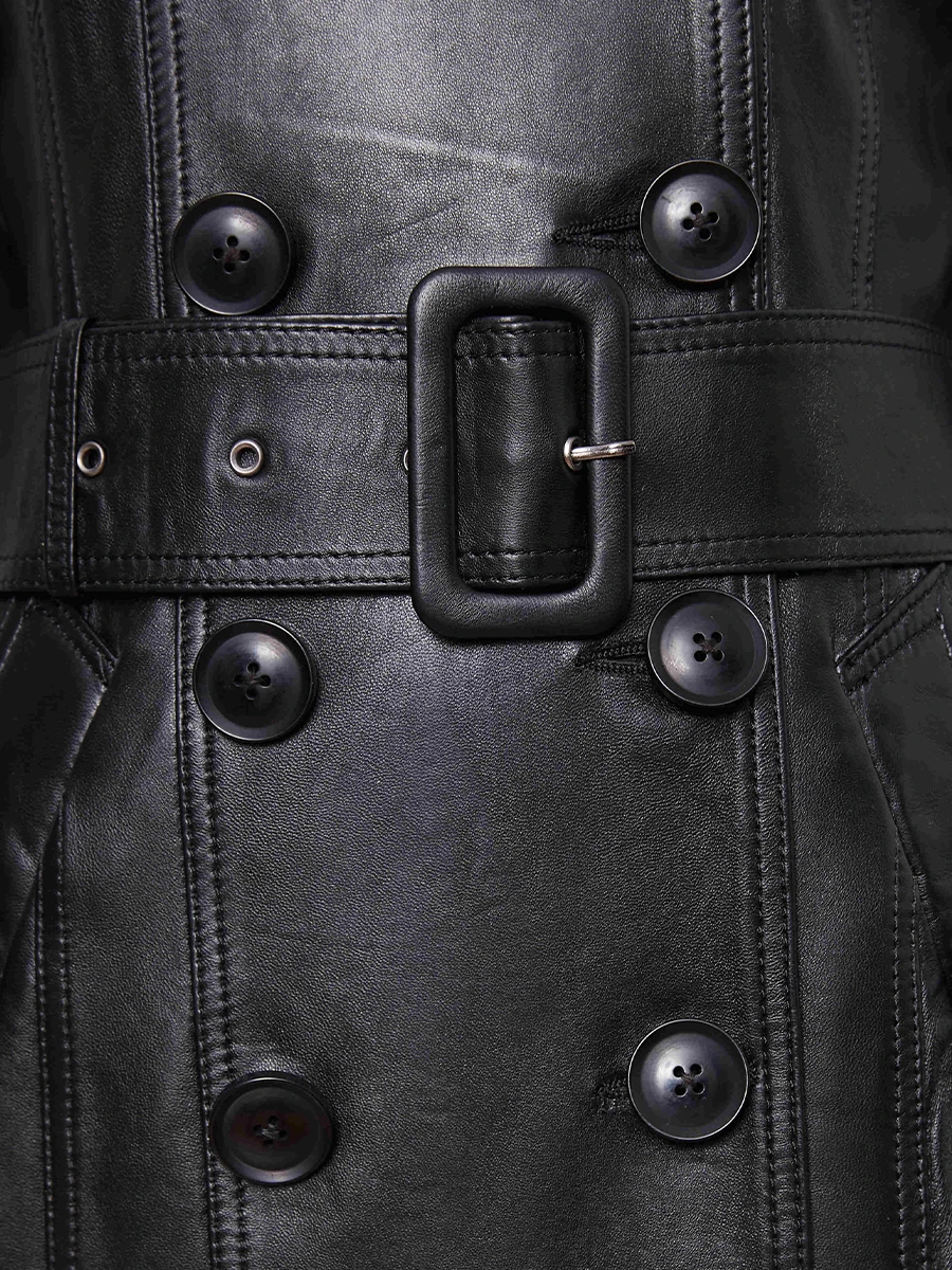 Тренч OPIUM кожаный