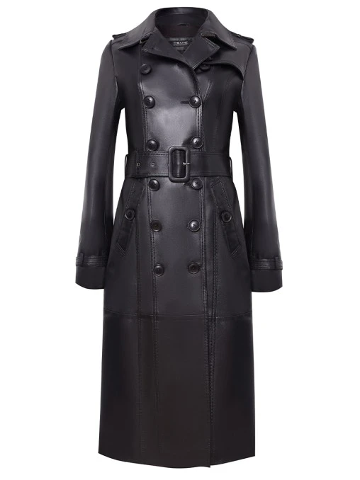 Тренч OPIUM кожаный THEONE BY SVETLANA ERMAK