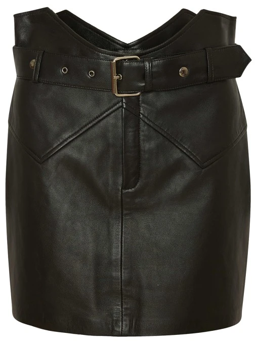 Юбка HARNESS кожаная THEONE BY SVETLANA ERMAK