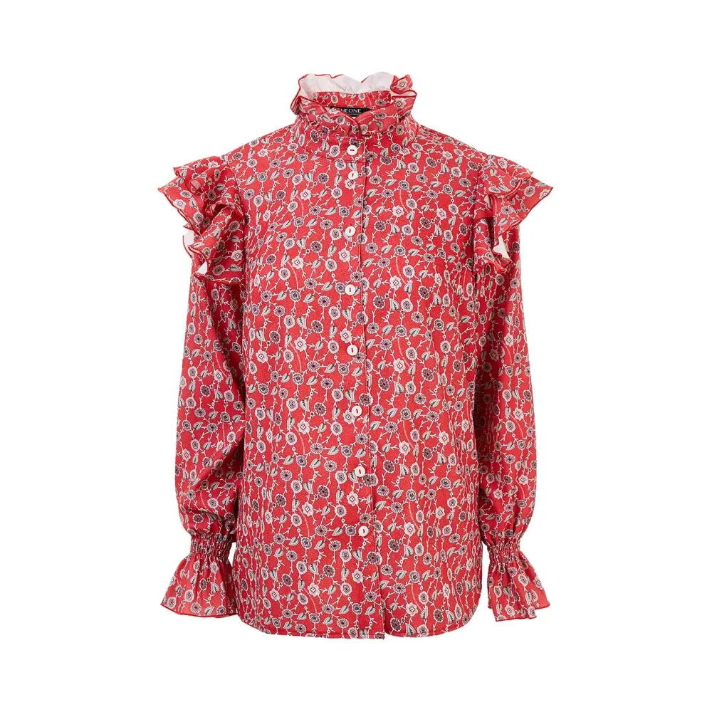 Блуза FRILL из вискозы