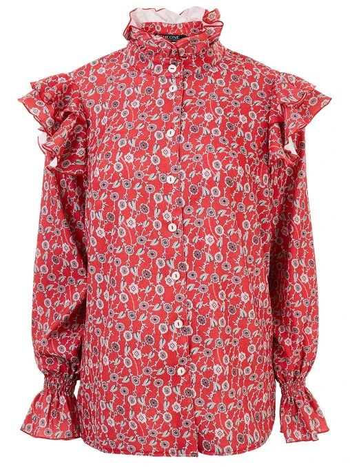 Блуза FRILL из вискозы THEONE BY SVETLANA ERMAK