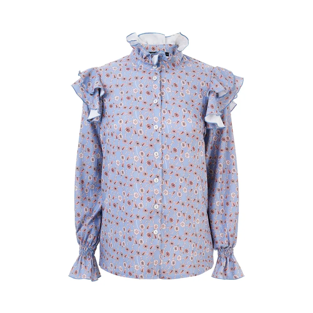 Блуза FRILL из вискозы