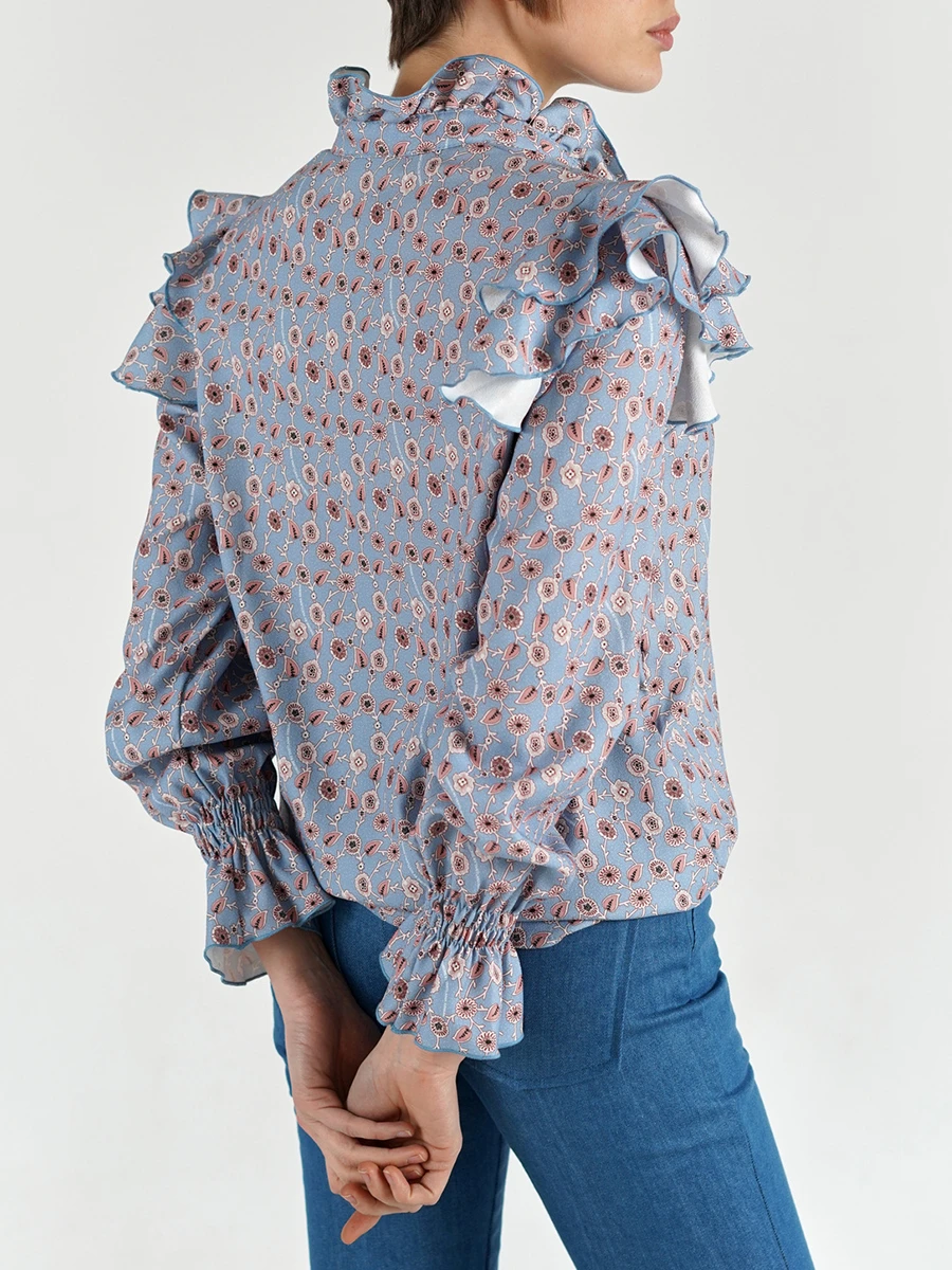 Блуза FRILL из вискозы