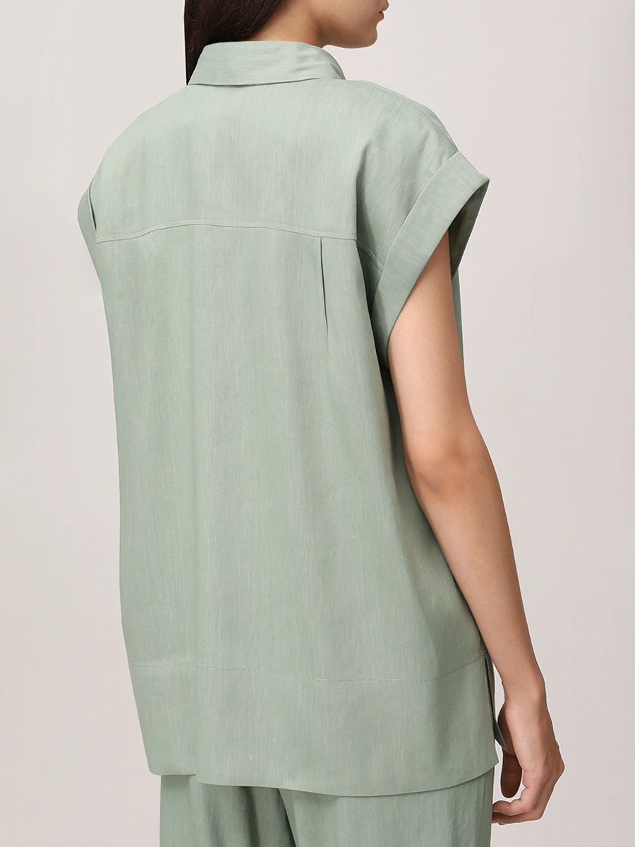 Рубашка изо льна и вискозы Rosalie