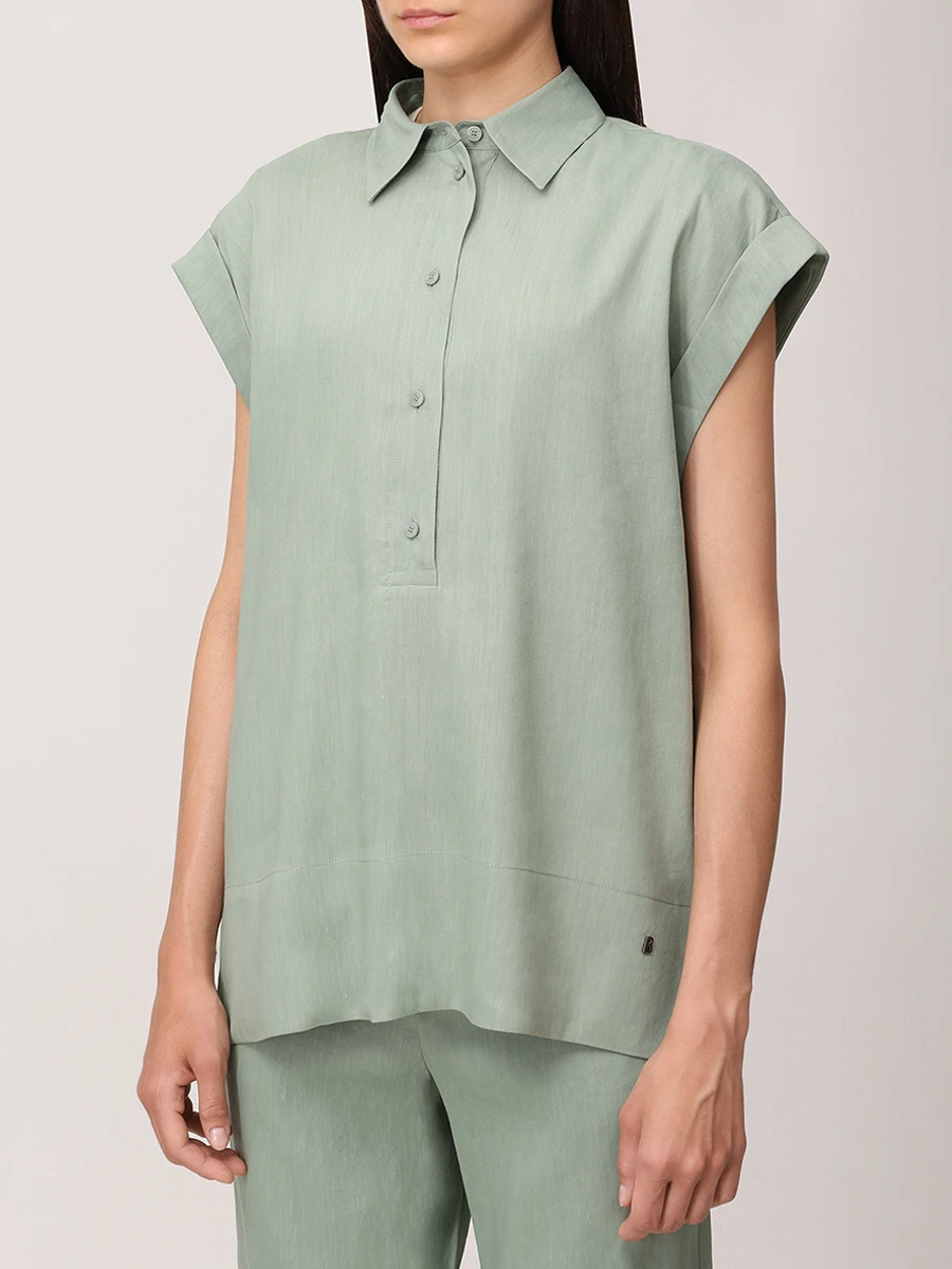 Рубашка изо льна и вискозы Rosalie