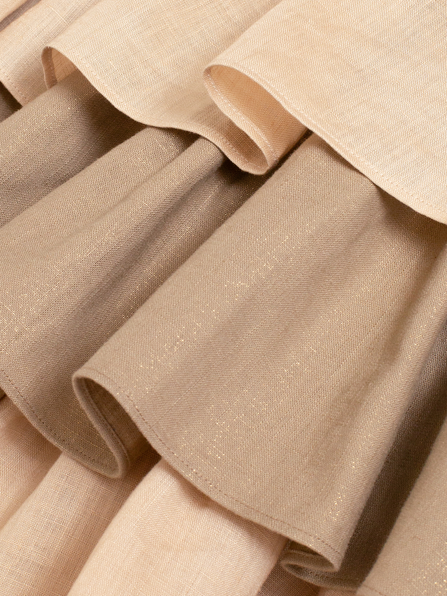 Платье из льна и хлопка