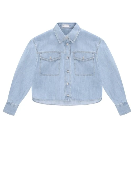 Рубашка хлопковая BRUNELLO CUCINELLI