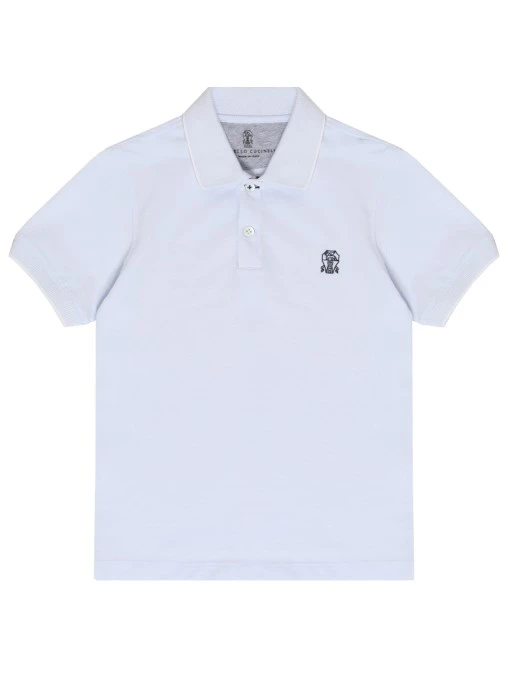 Поло хлопковое BRUNELLO CUCINELLI