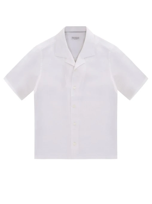 Рубашка льняная BRUNELLO CUCINELLI