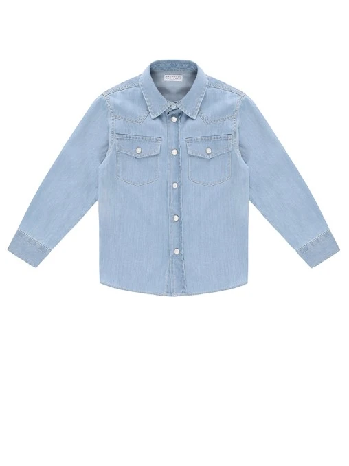 Рубашка джинсовая BRUNELLO CUCINELLI