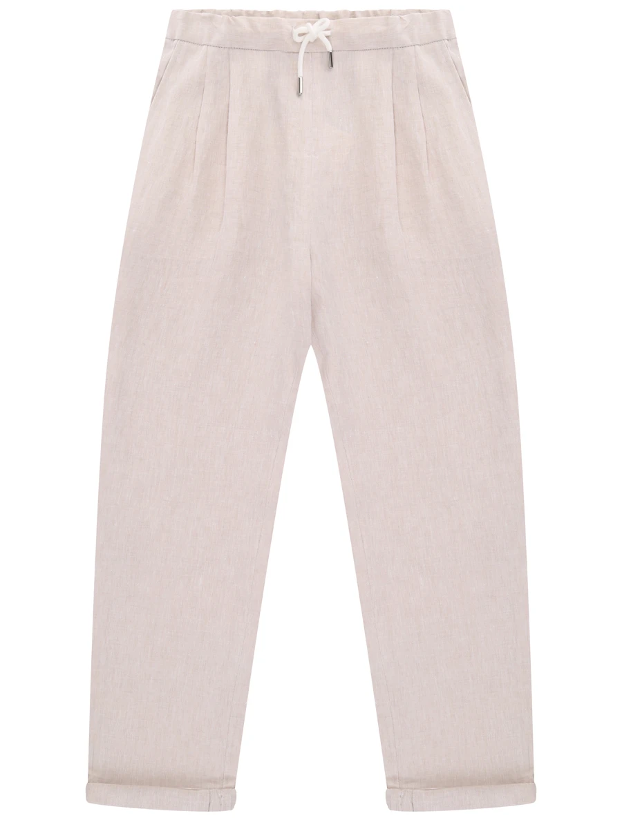 Брюки льняные