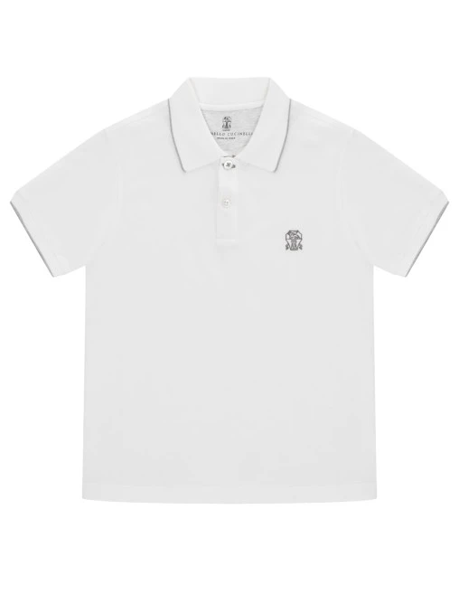 Поло хлопковое BRUNELLO CUCINELLI