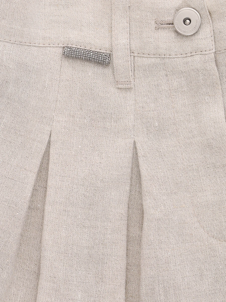 Шорты льняные