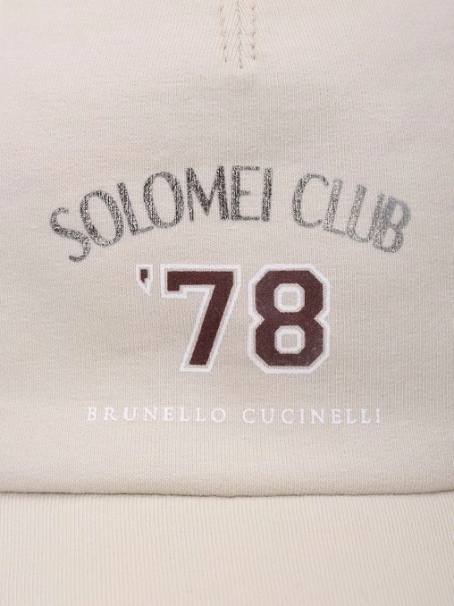 Бейсболка хлопковая BRUNELLO CUCINELLI