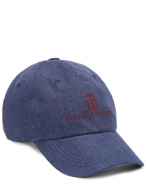 Бейсболка льняная BRUNELLO CUCINELLI
