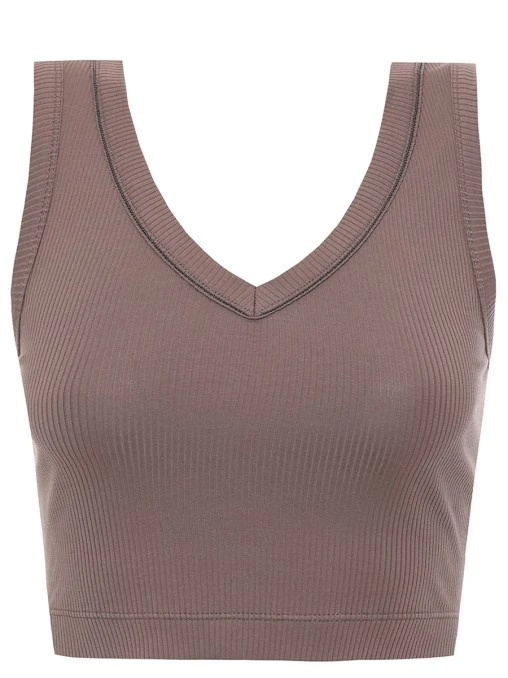 Топ хлопковый BRUNELLO CUCINELLI