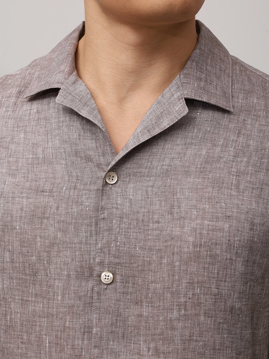 Рубашка Regular Fit льняная