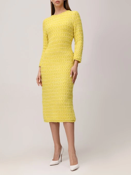 Платье шерстяное BALENCIAGA
