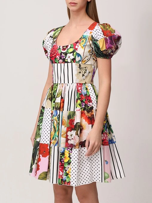 Платье хлопковое DOLCE & GABBANA