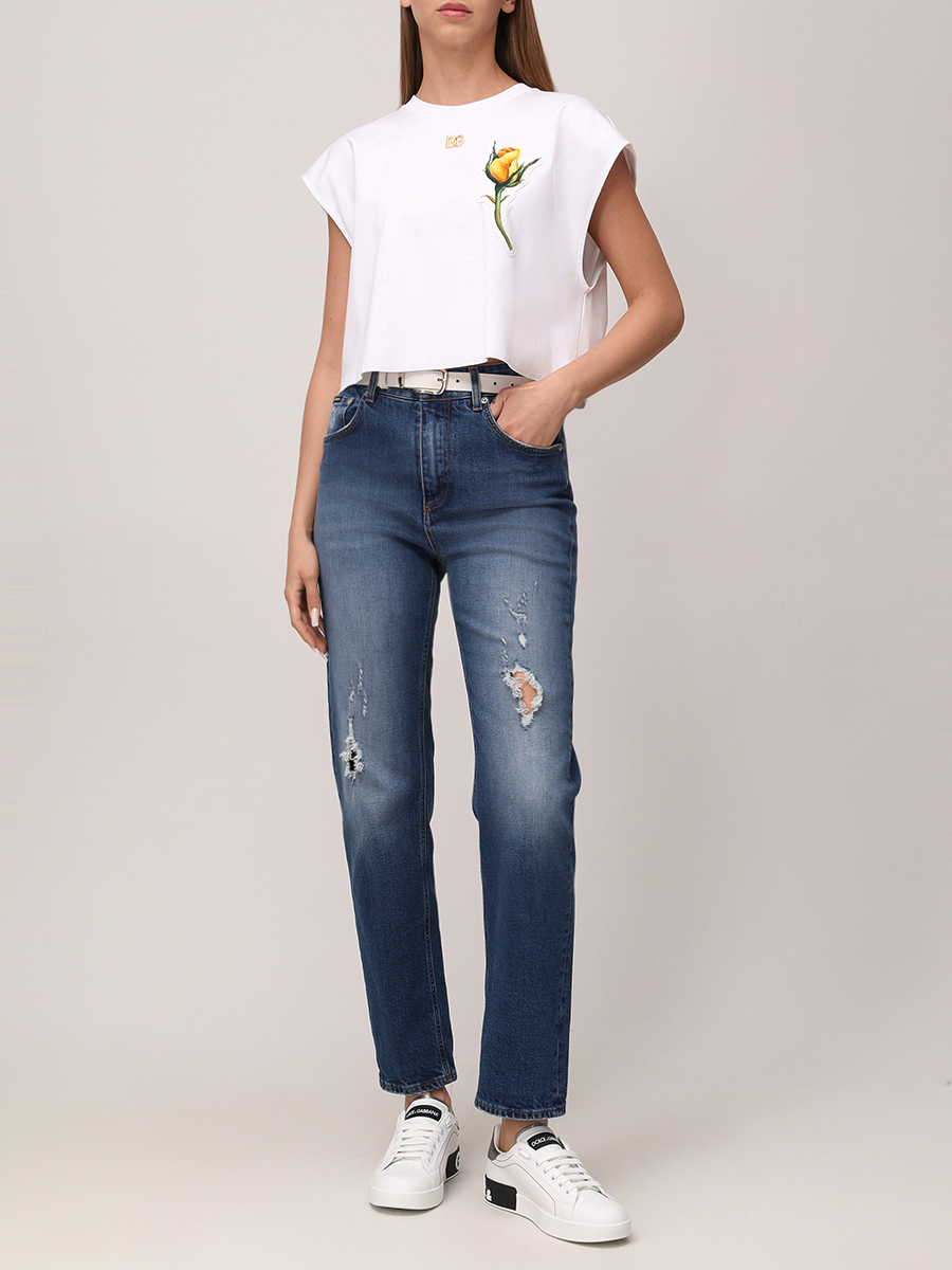 Джинсы хлопковые