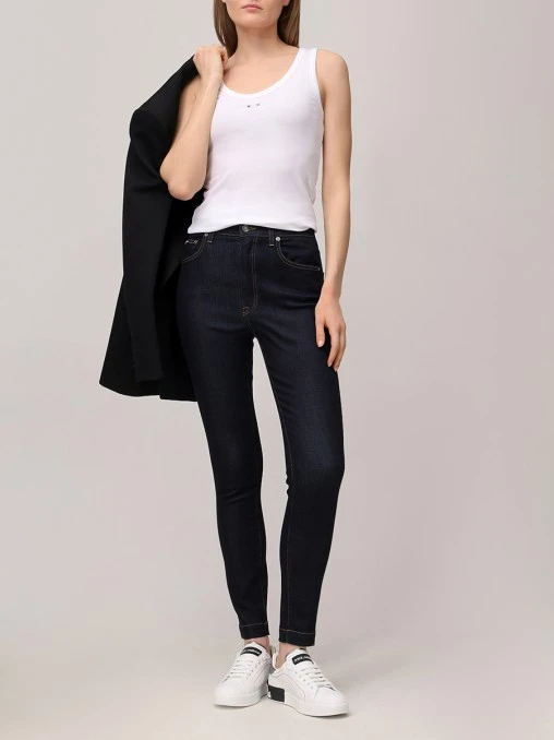 Джинсы хлопковые DOLCE & GABBANA