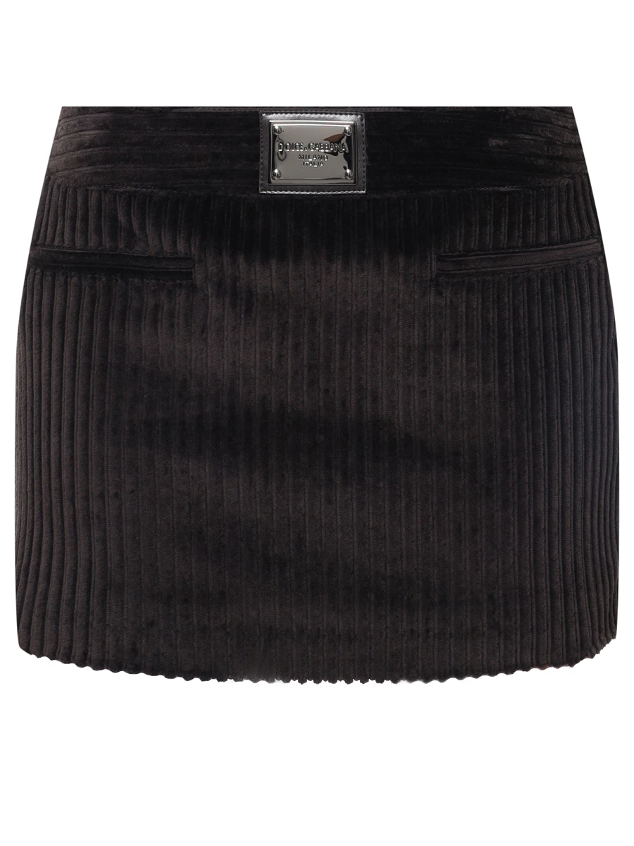 Юбка вельветовая