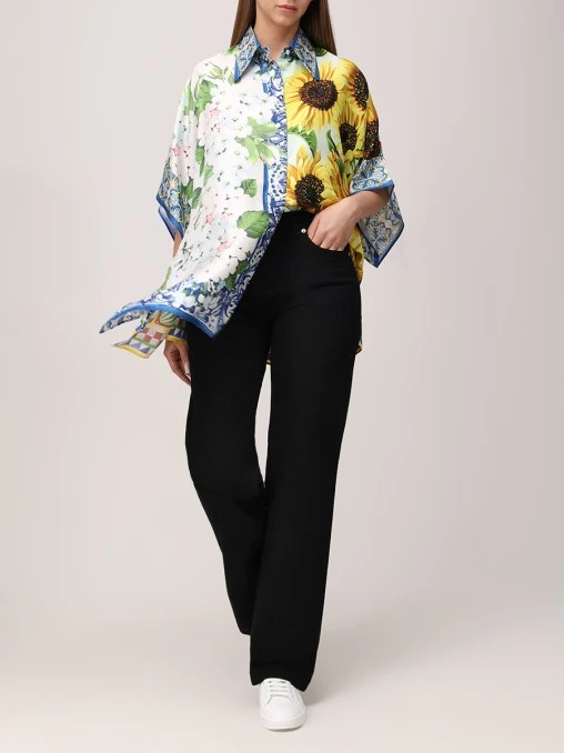 Джинсы хлопковые DOLCE & GABBANA