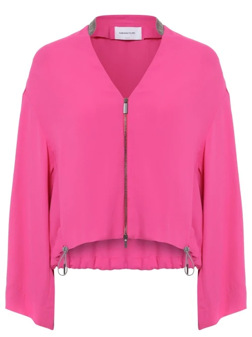 Бомбер из вискозы FABIANA FILIPPI