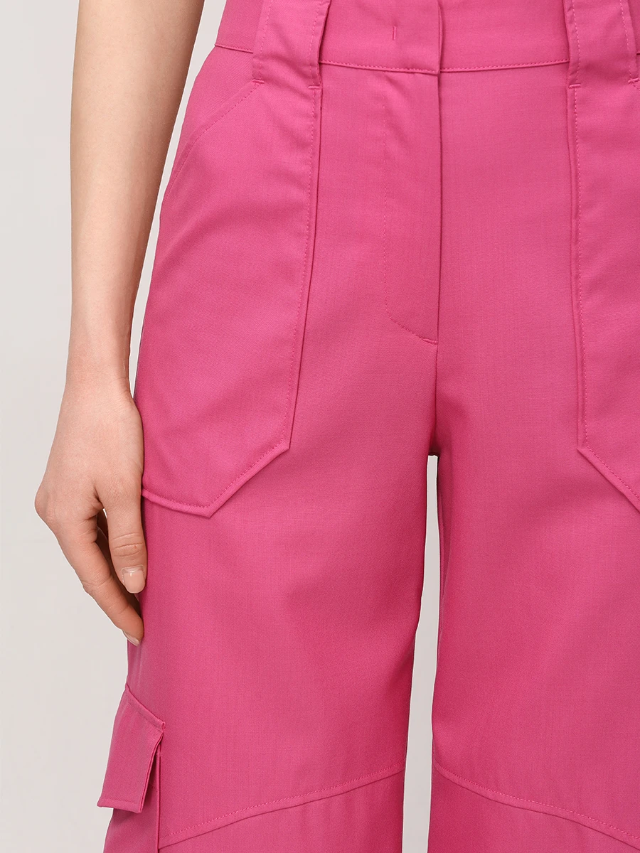 Брюки-карго шерстяные