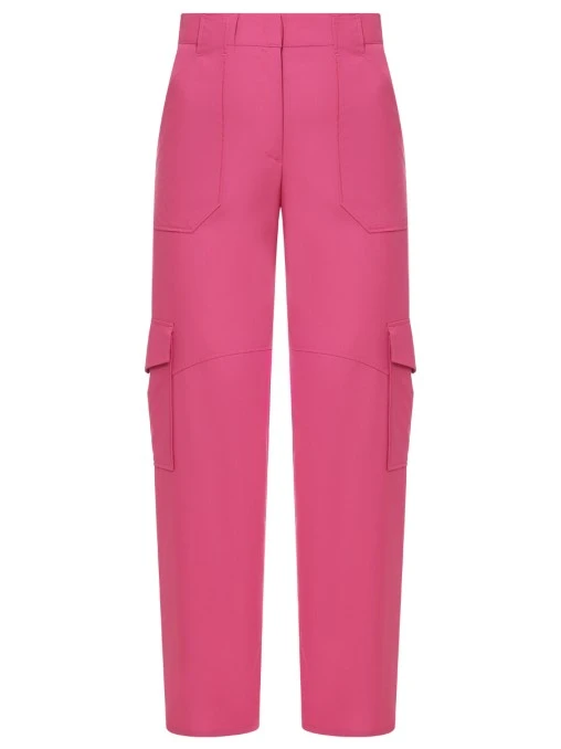 Брюки-карго шерстяные FABIANA FILIPPI