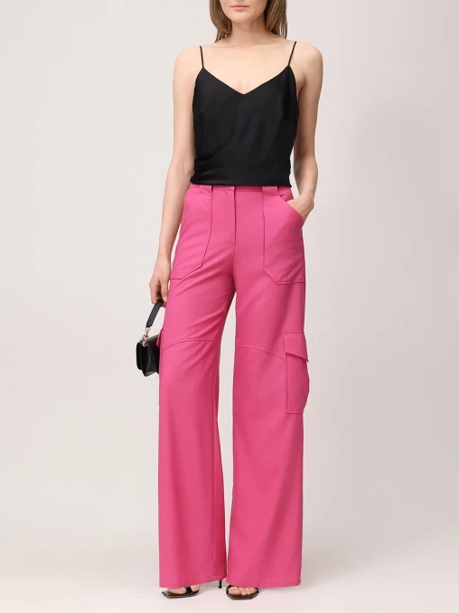 Брюки-карго шерстяные FABIANA FILIPPI