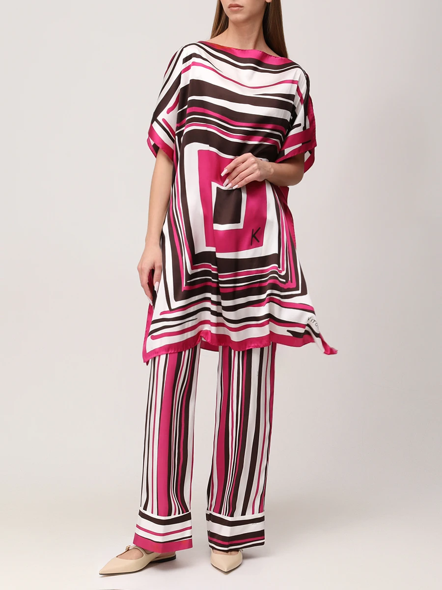 Брюки шелковые