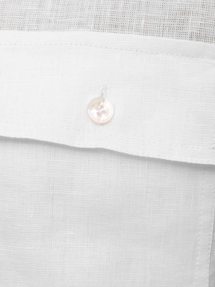 Платье-рубашка льняное