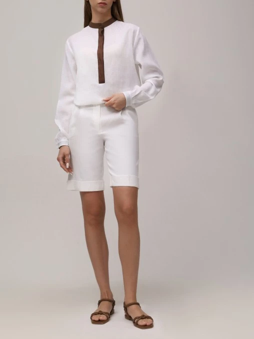 Рубашка льняная KITON