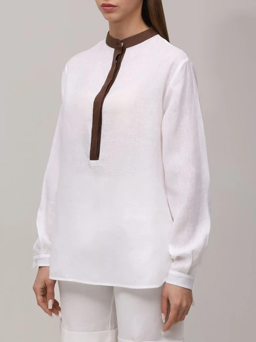 Рубашка льняная KITON