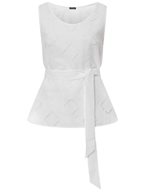 Топ льняной KITON