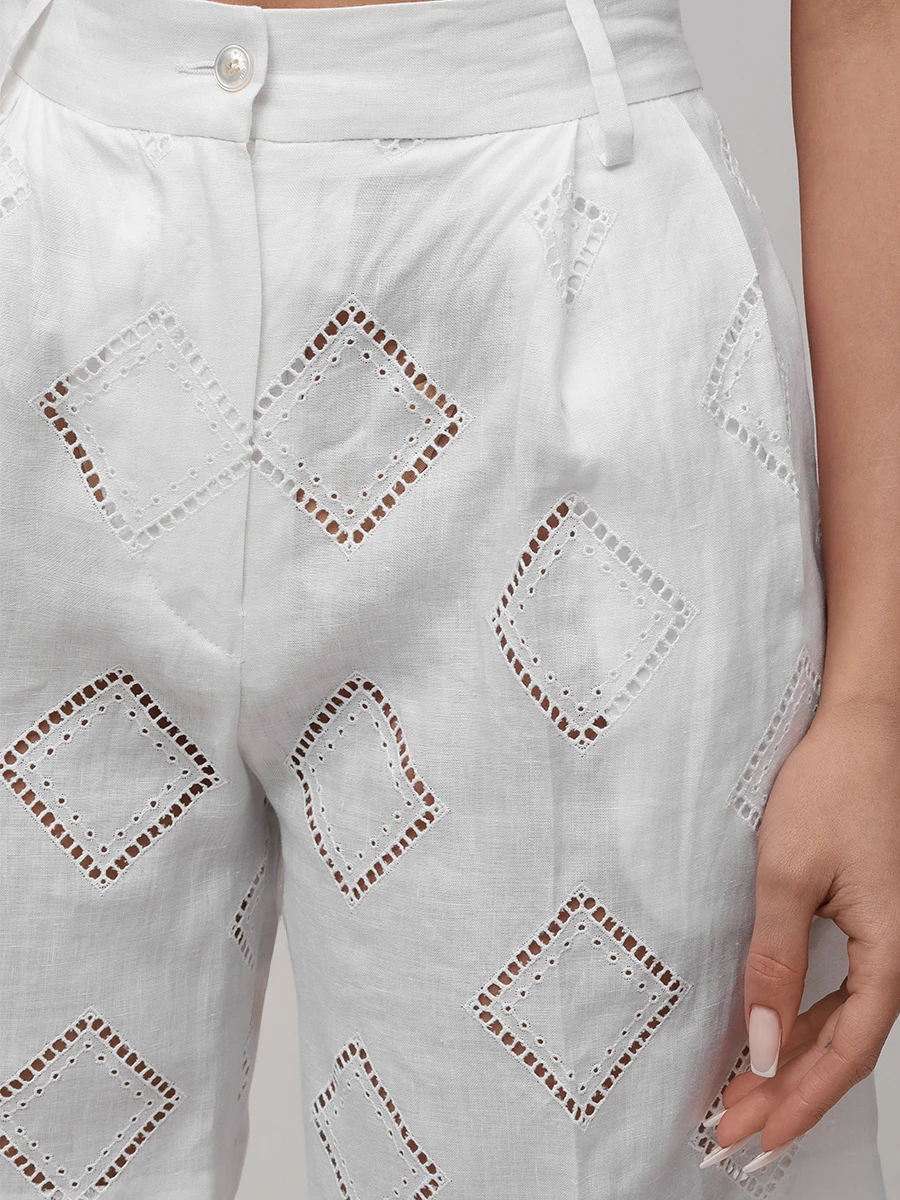 Шорты льняные