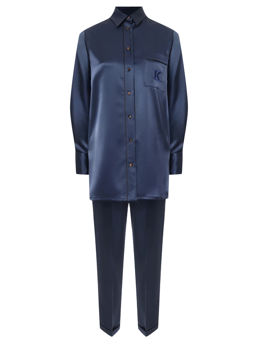 Костюм однотонный